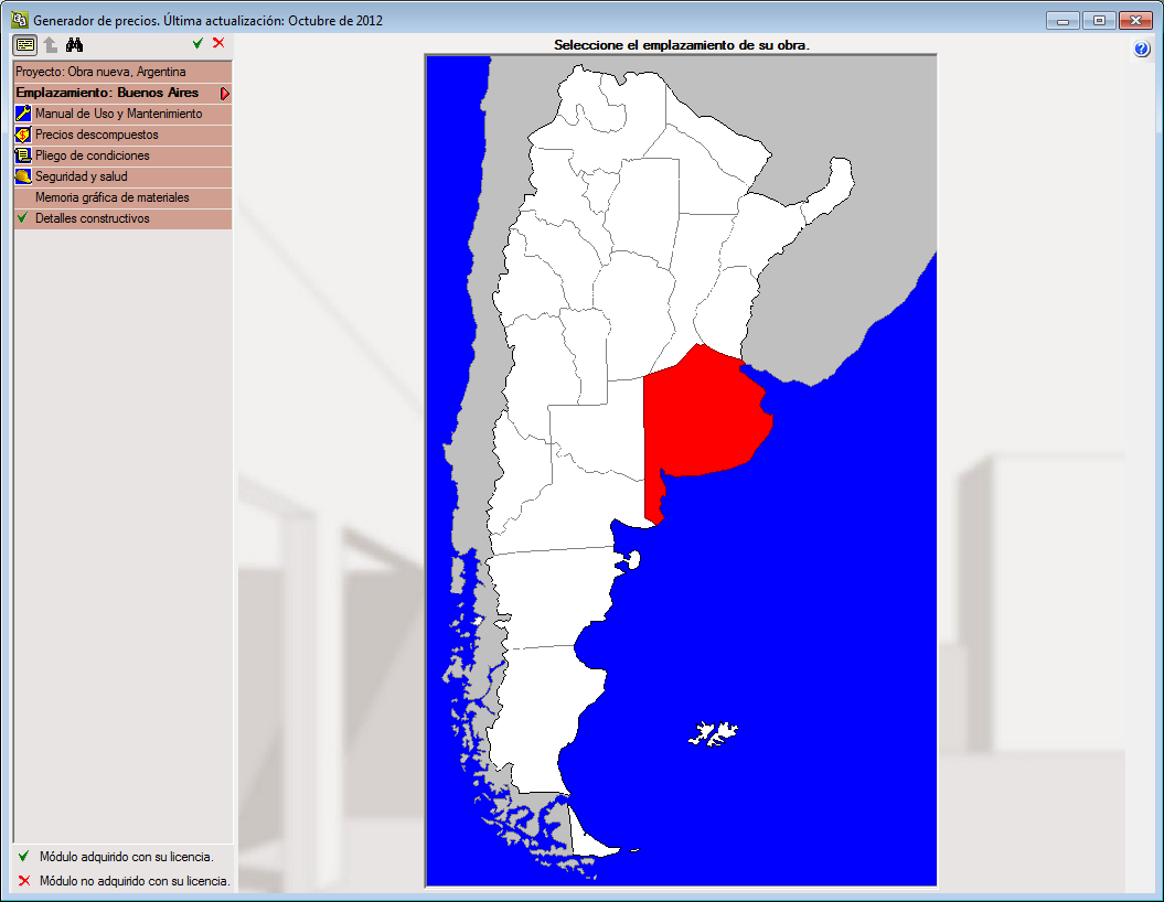 Generador de precios para Argentina